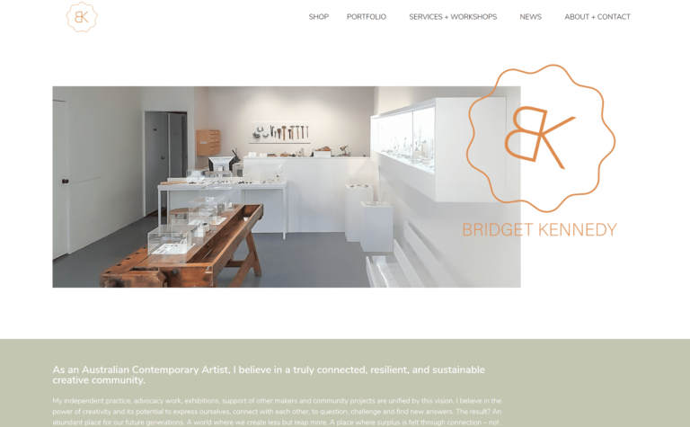 website redesign bridget kennedy